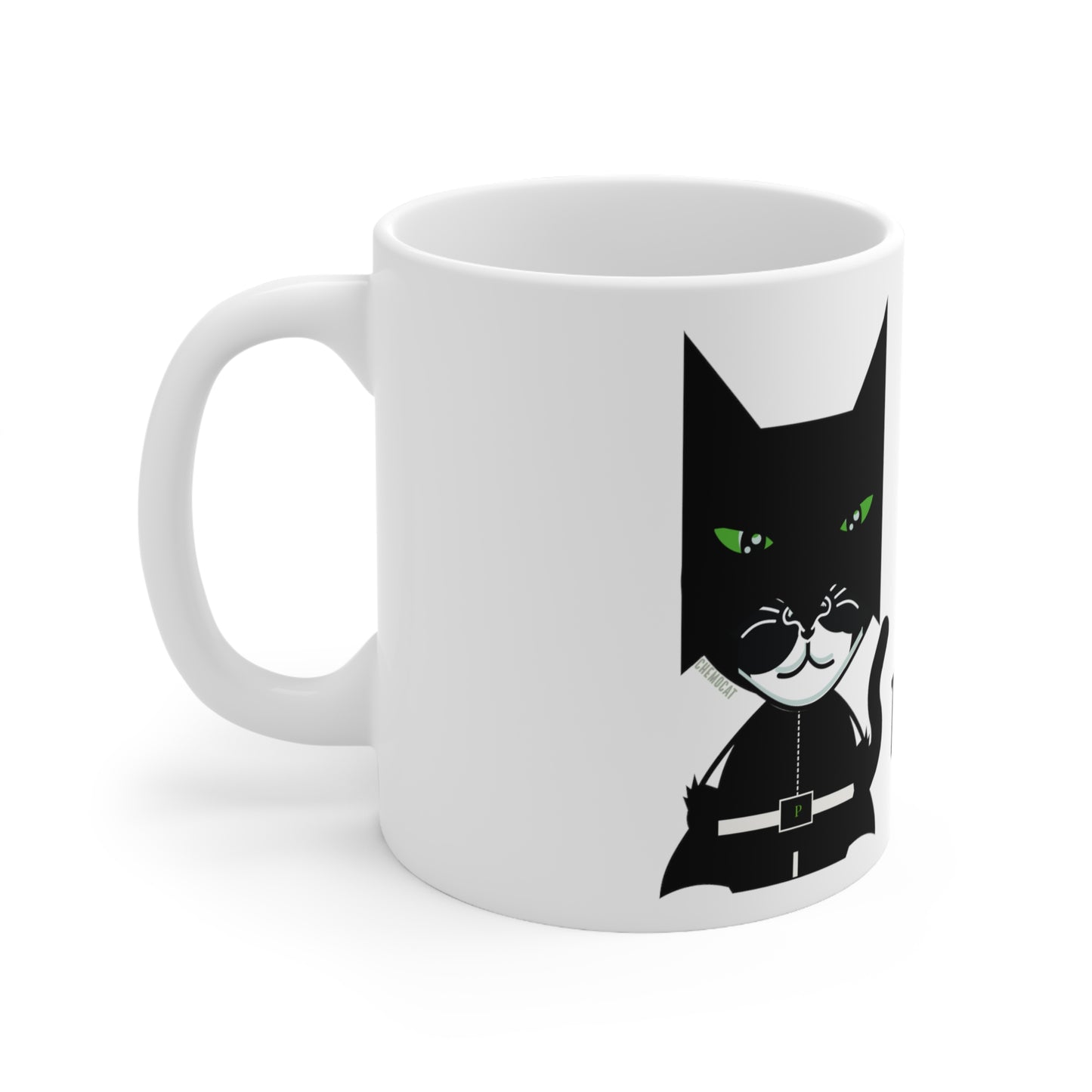 Chemo Cat Coffee Mug: Cancer Picked the Wrong Cat to Mess With - Inspiring and Empowering Ceramic Mug for Cancer Fighters