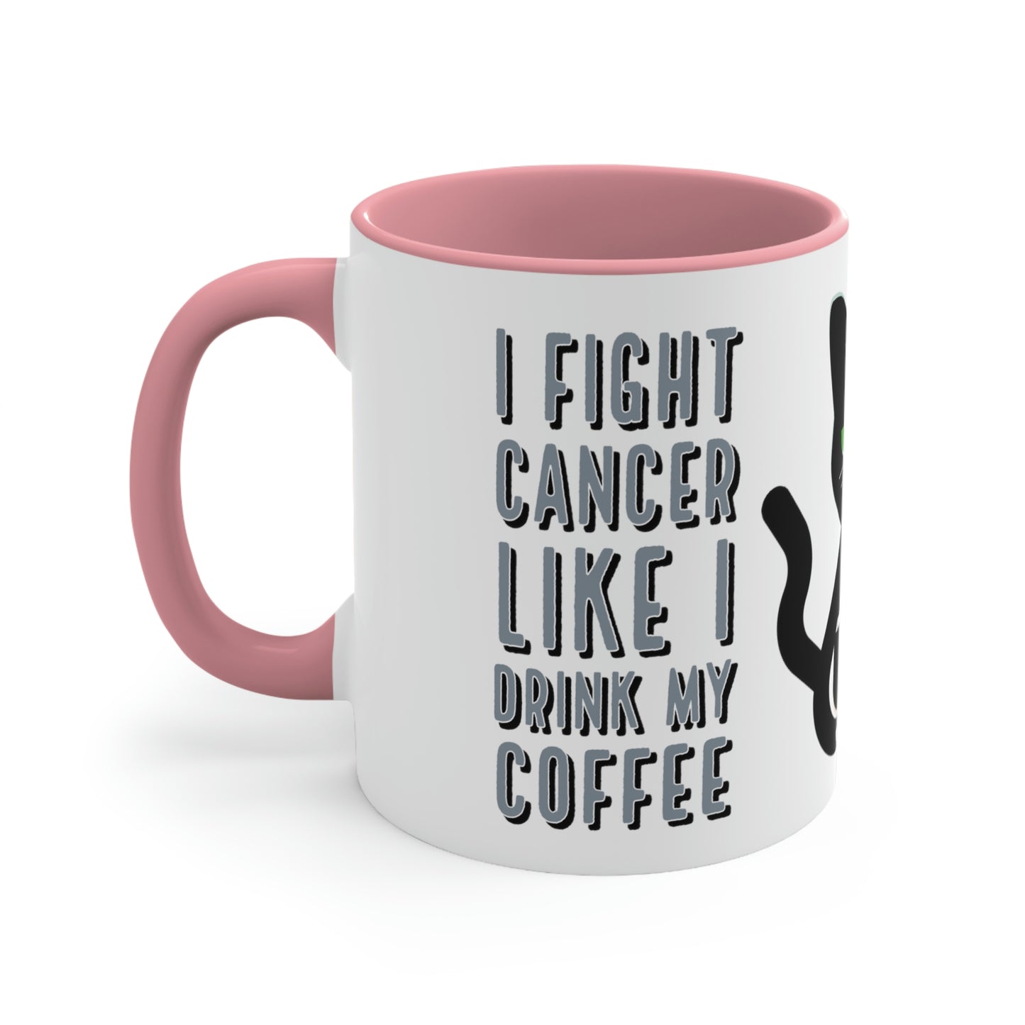 Purrfect Cancer Comfort Mug-Accent Coffee Mug, 11oz