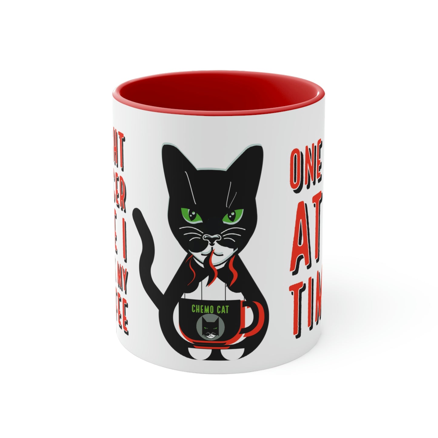 Purrfect Cancer Comfort Mug-Accent Coffee Mug, 11oz