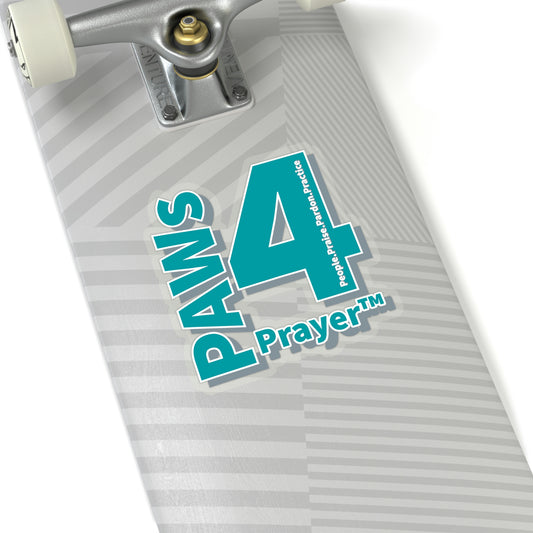 Paws 4 Prayer™ Logo- Teal