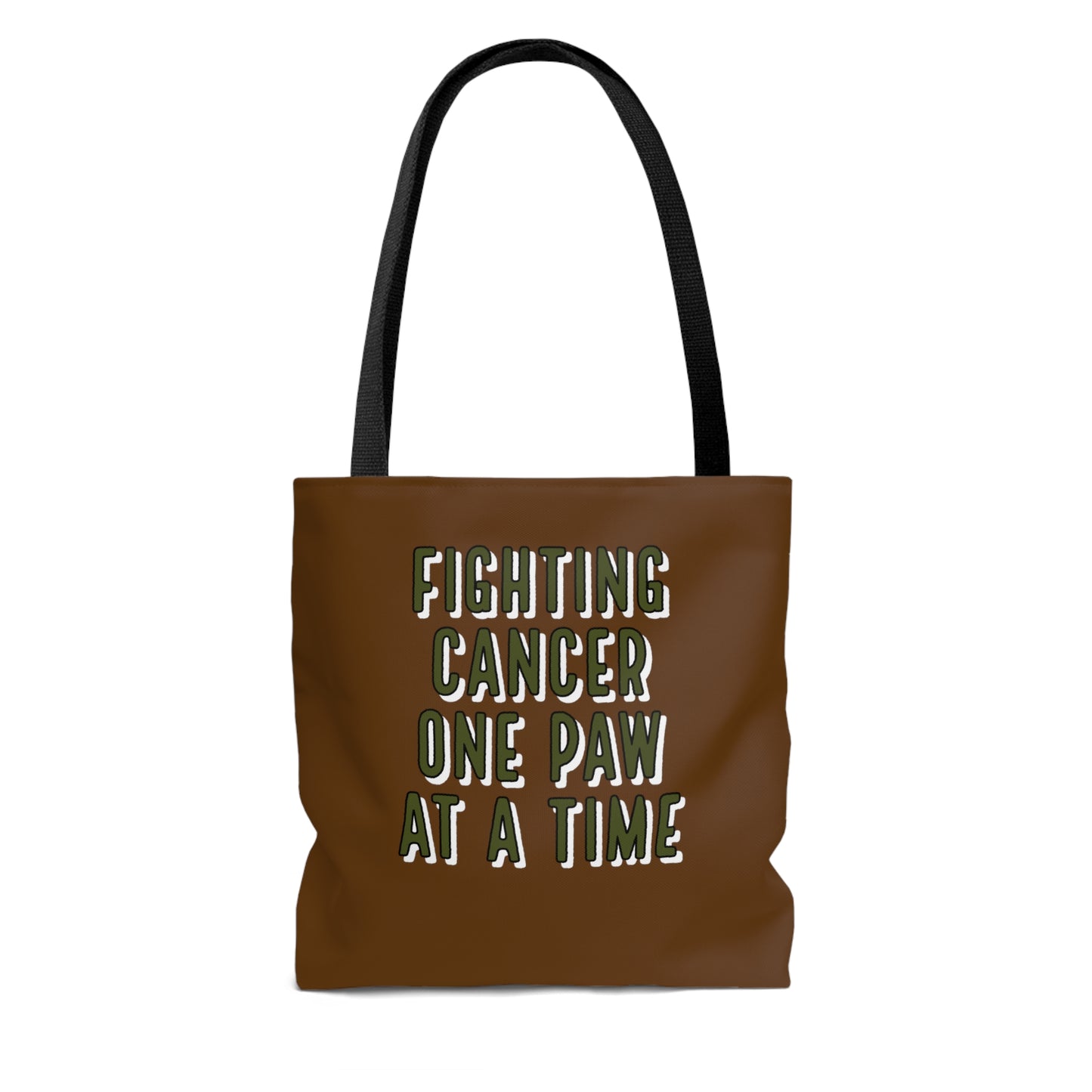 Chemo Cat Tote Bag (Camo Green & Brown): Fighting Cancer One Paw at a Time - Practical, Stylish, and Durable for Any Adventure