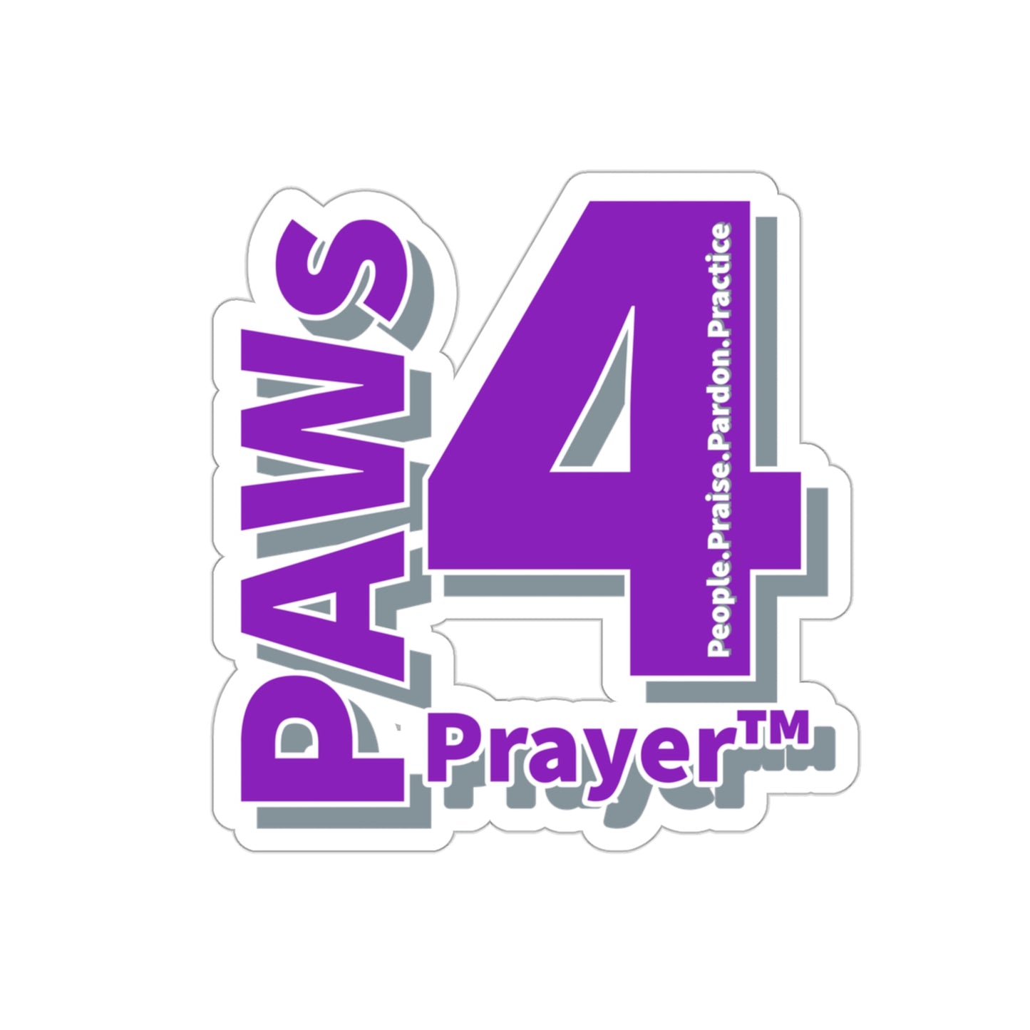 Paws 4 Prayer™ Logo-Purple