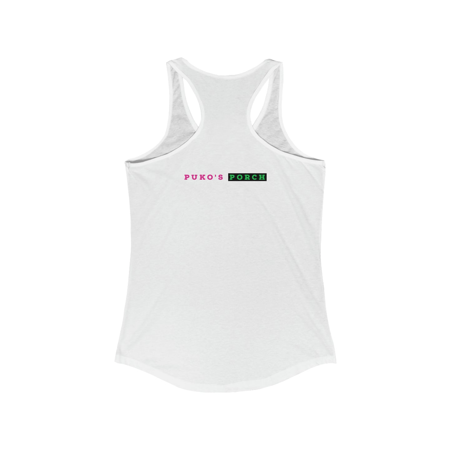 Kaas, Koffie, Kat" Essentials Racerback Tank: Embrace Amsterdam's Essence in Style!