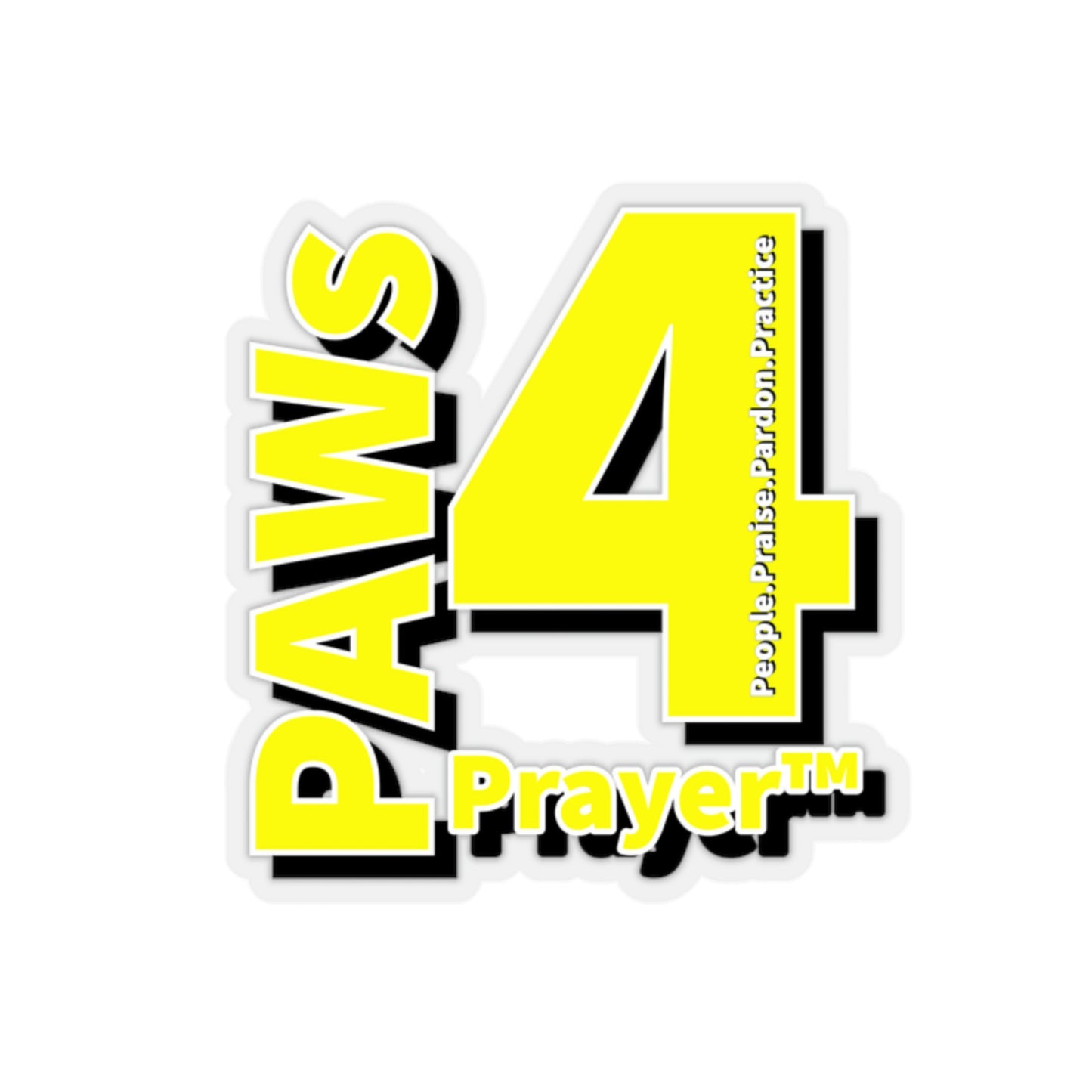 Paws 4 Prayer™ Logo- Yellow