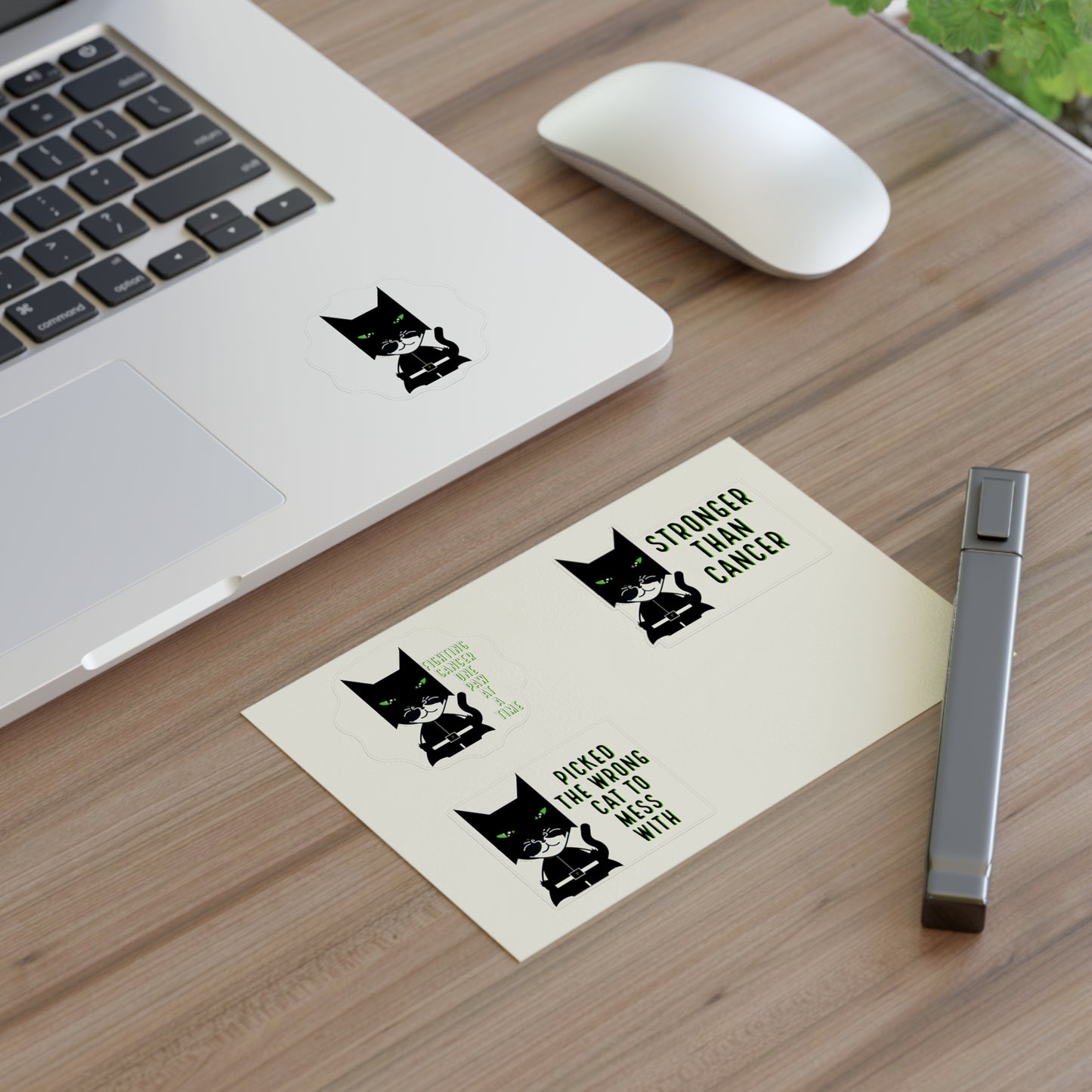 Chemo Cat Die Cut-Sticker Sheets