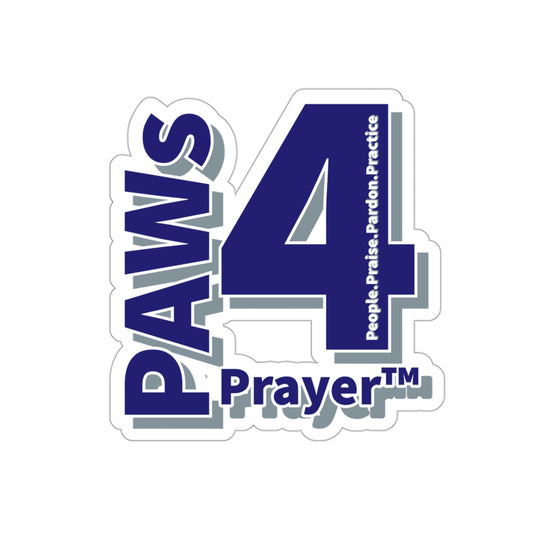 Paws 4 Prayer™ Logo- Dark Blue