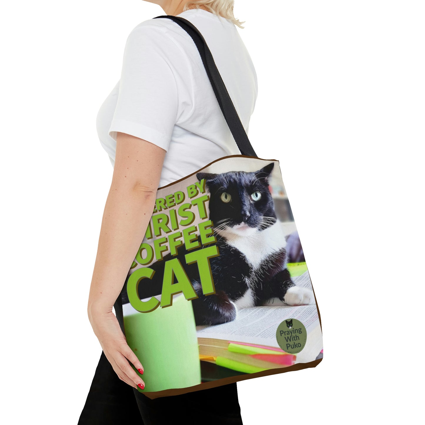 Paws 4 Prayer-Christ,Coffee,Cat-Tote