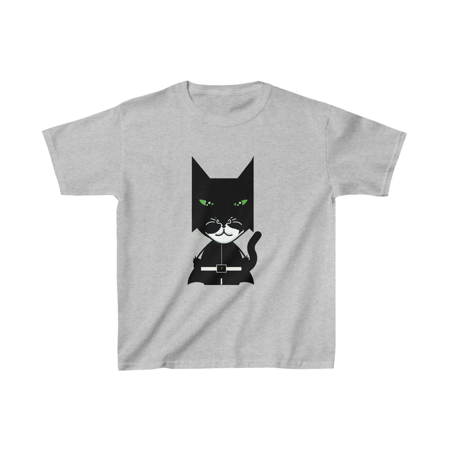 Kids "Chemo Cat" Cotton T-Shirt: Stronger than Cancer - Comfortable and Durable Everyday Wear for Young Warriors