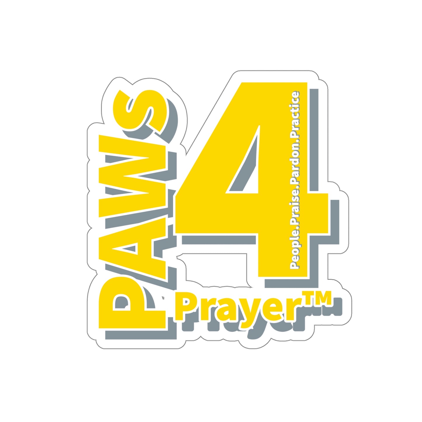 Paws 4 Prayer™ Logo- Gold