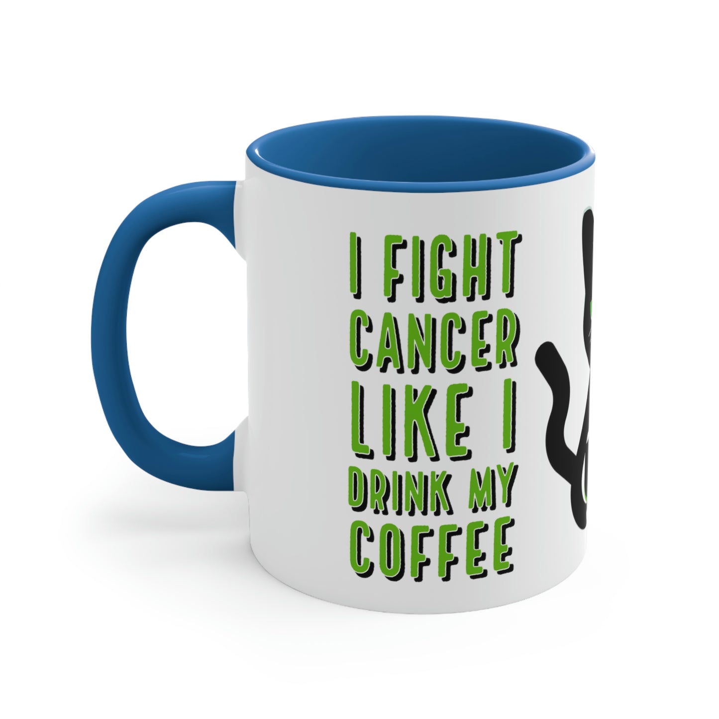 Purrfect Cancer Comfort Mug-Accent Coffee Mug, 11oz