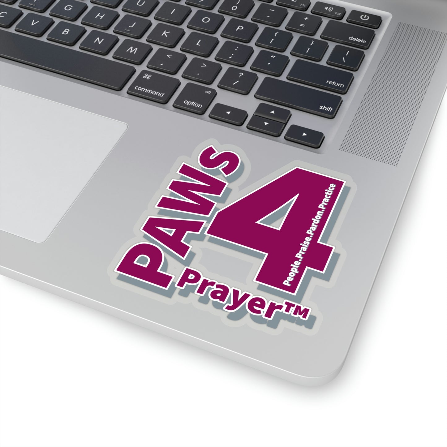 Paws 4 Prayer™ Logo- Maroon