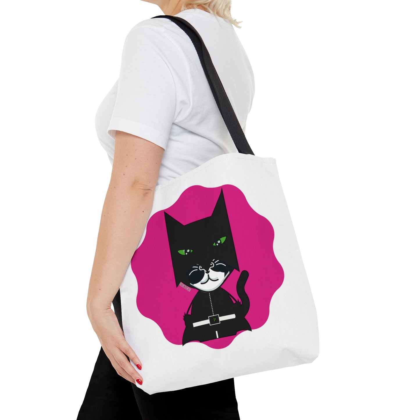 Chemo Cat Tote Bag: Fighting Cancer One Paw at a Time - Practical, Stylish, and Durable for Any Adventure