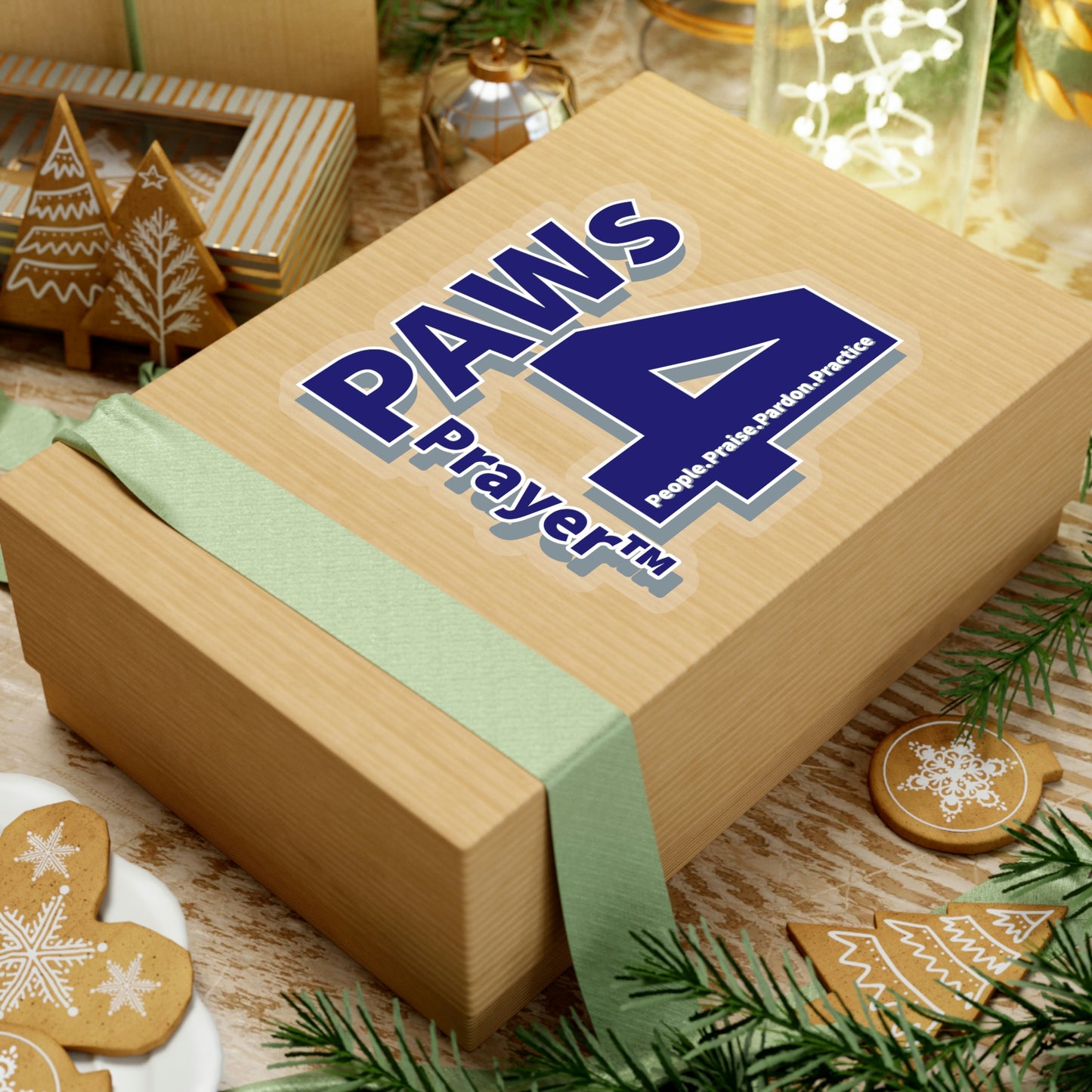 Paws 4 Prayer™ Logo- Dark Blue