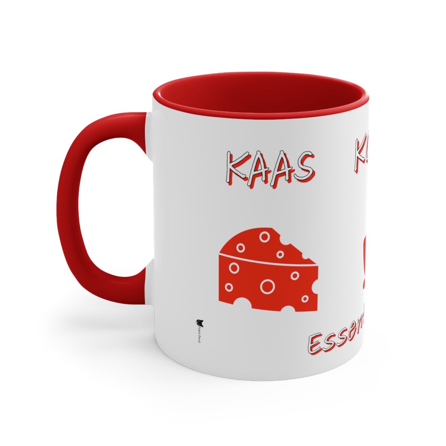 "Living In Amsterdam Essentials Coffee Mug: Kaas, Koffie, Kat - Embrace the True Essence of Amsterdam!"