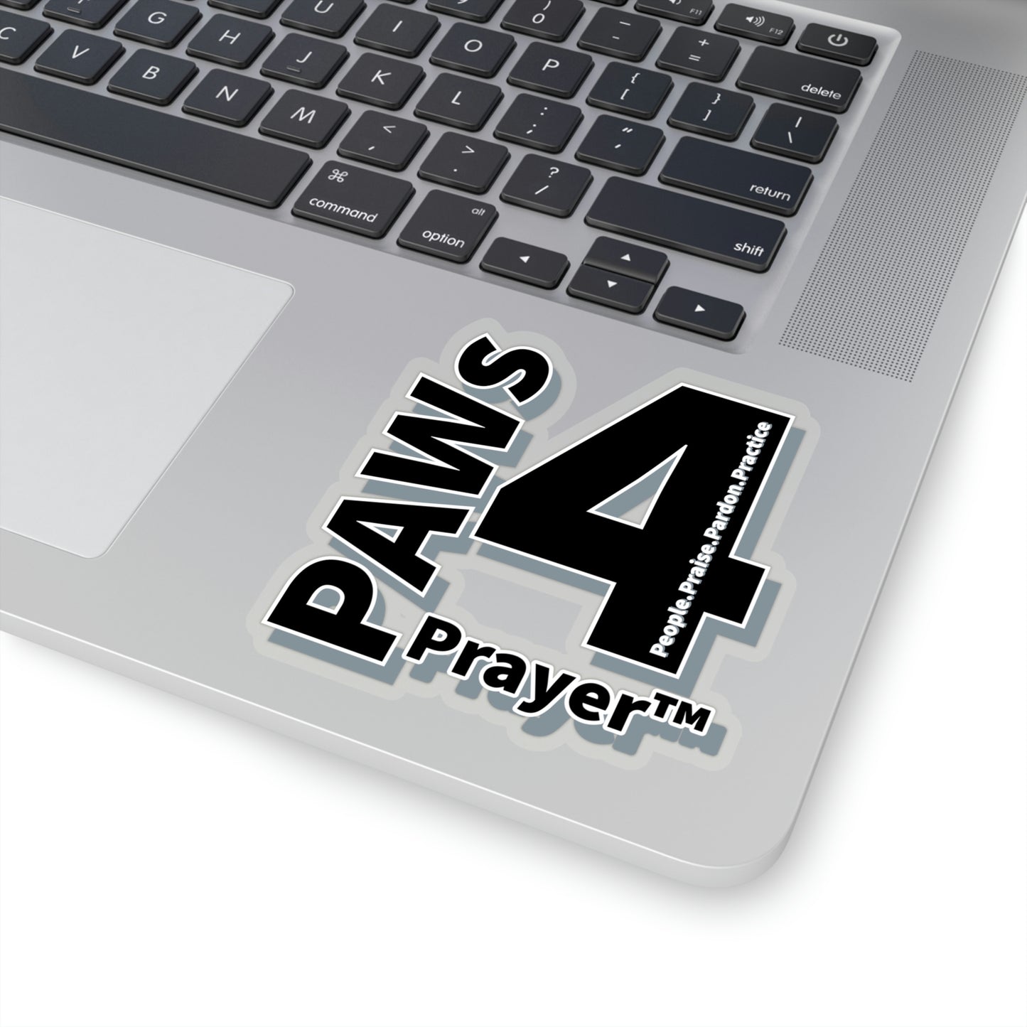 Paws 4 Prayer™ Logo- Black