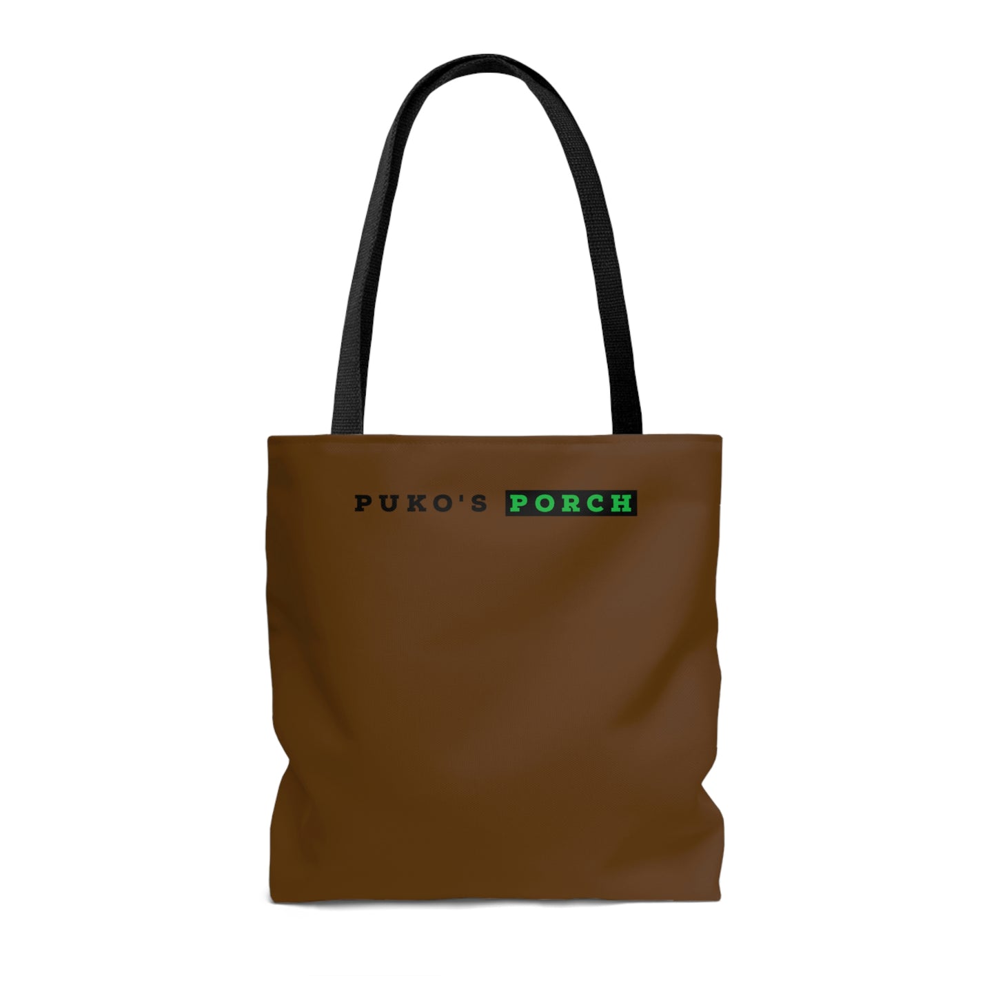 Kaas, Koffie, Kat: Tote Bag (Brown and Green)