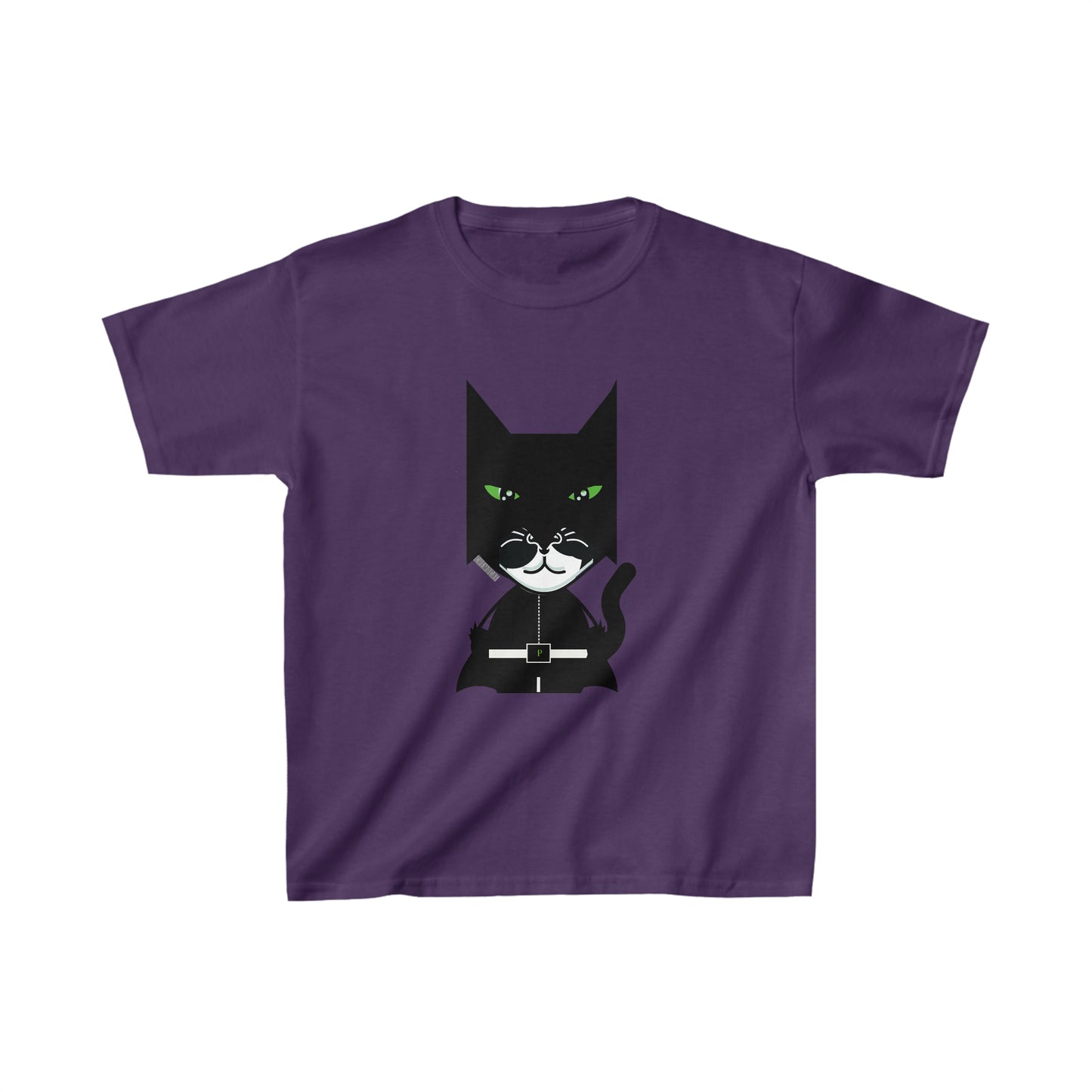 Kids "Chemo Cat" Cotton T-Shirt: Stronger than Cancer - Comfortable and Durable Everyday Wear for Young Warriors