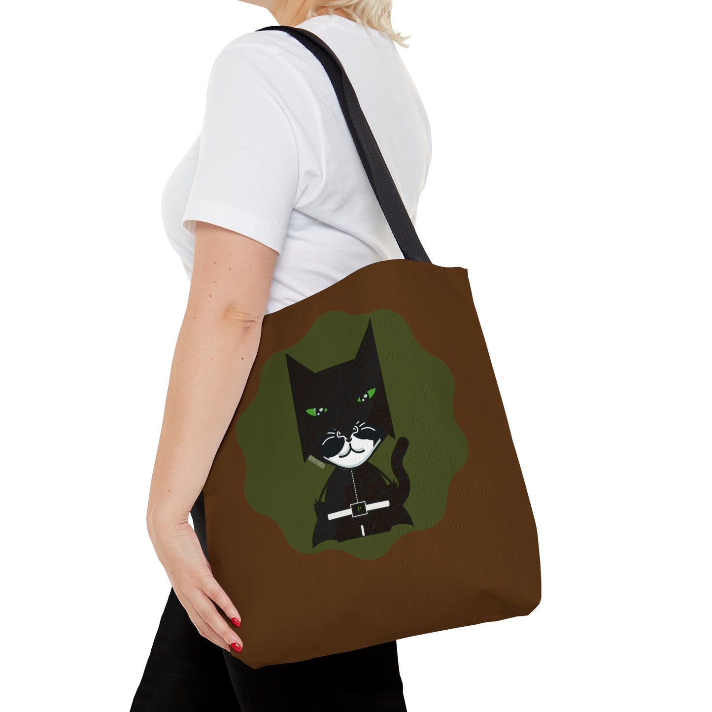 Chemo Cat Tote Bag (Camo Green & Brown): Fighting Cancer One Paw at a Time - Practical, Stylish, and Durable for Any Adventure