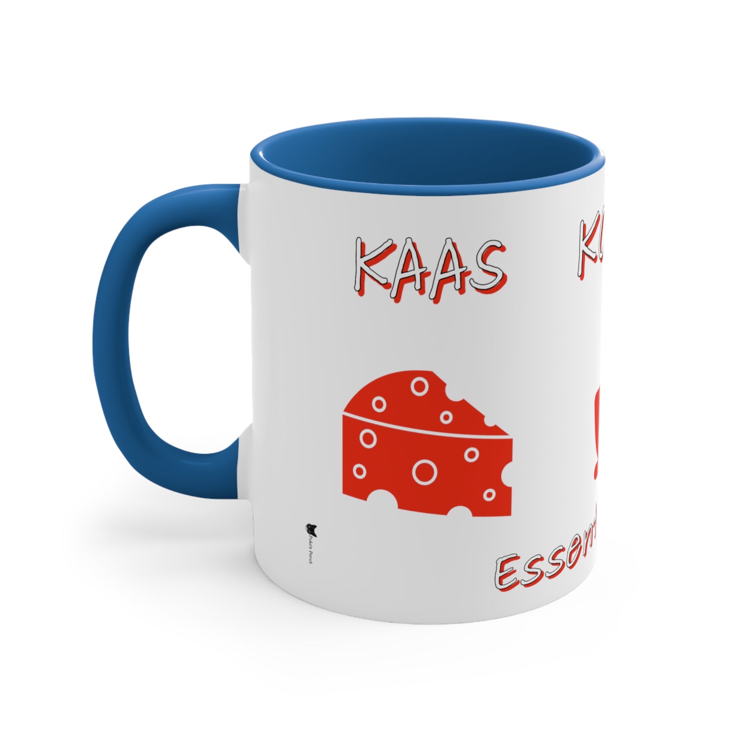 "Living In Amsterdam Essentials Coffee Mug: Kaas, Koffie, Kat - Embrace the True Essence of Amsterdam!"