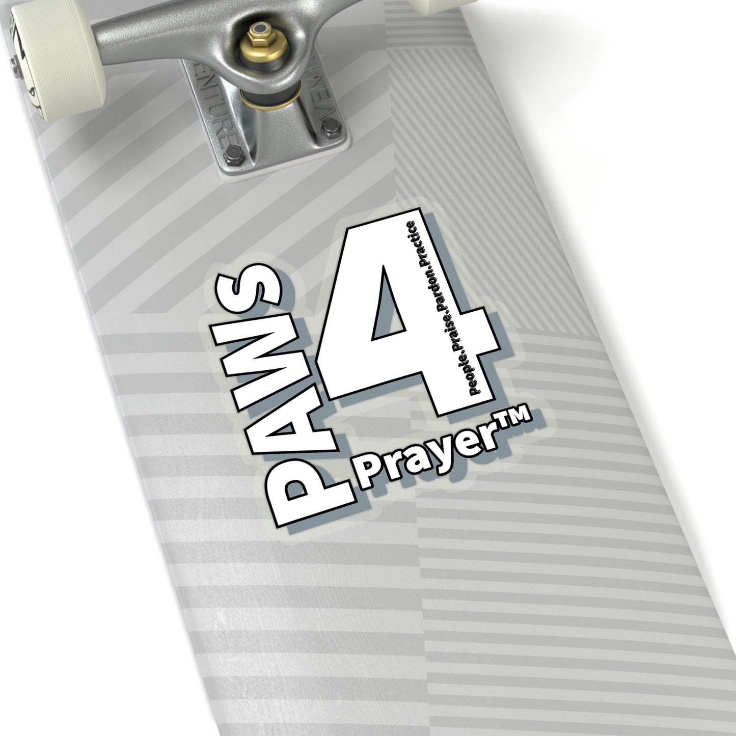 Paws 4 Prayer™ Logo- White