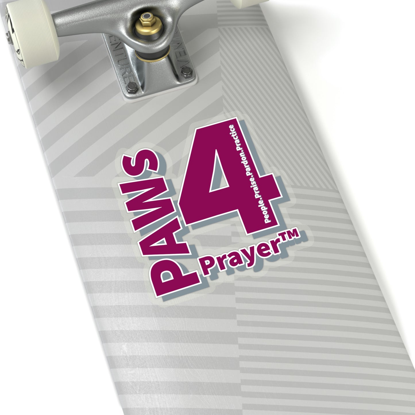 Paws 4 Prayer™ Logo- Maroon