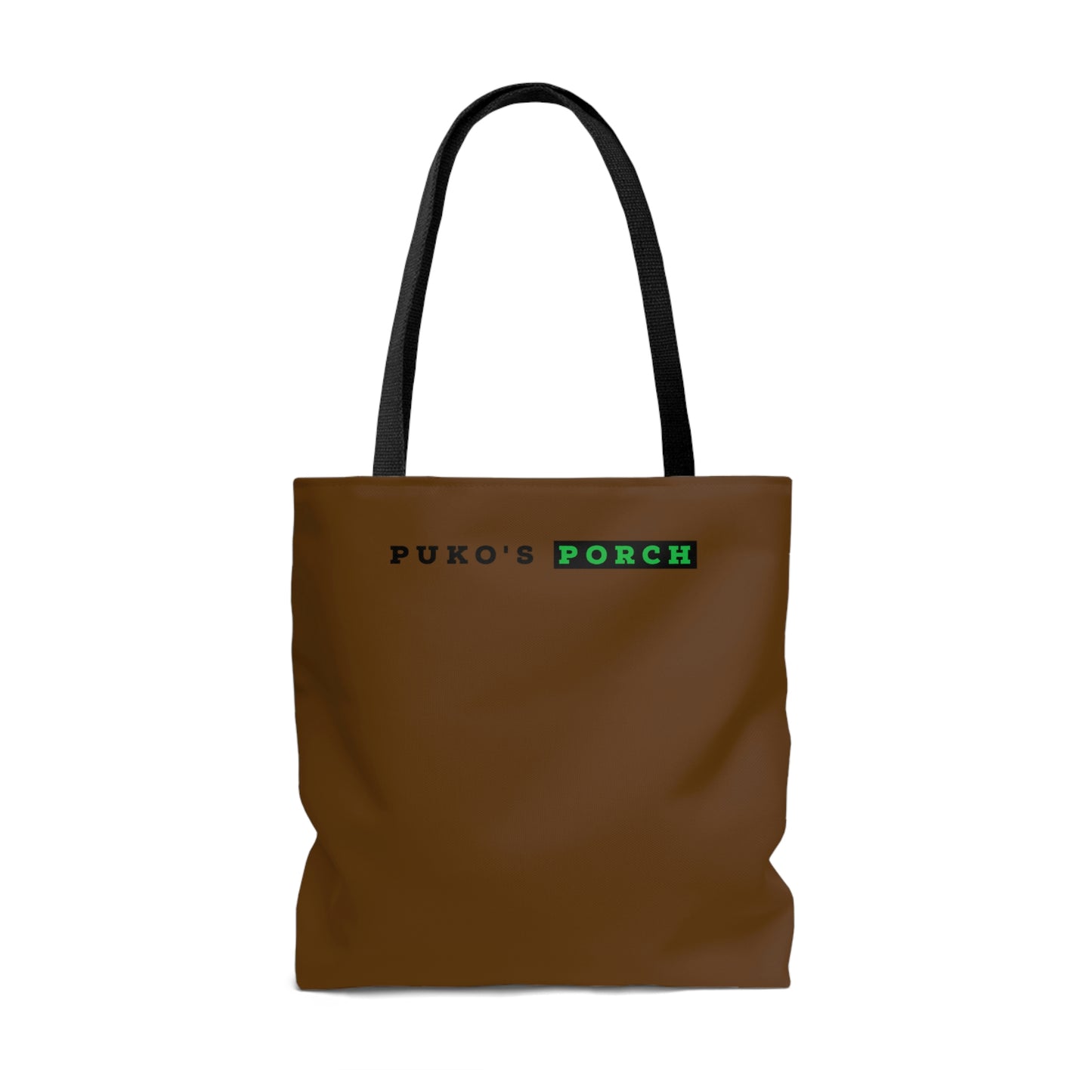 Kaas, Koffie, Kat: Tote Bag (Brown and Green)