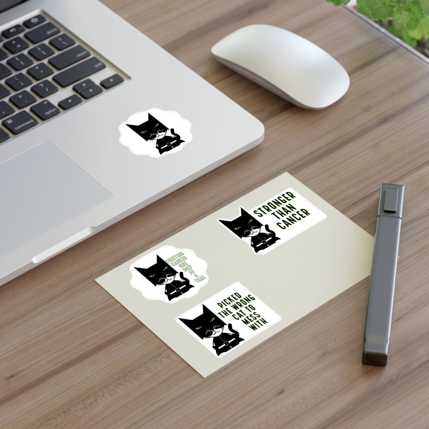 Chemo Cat Die Cut-Sticker Sheets