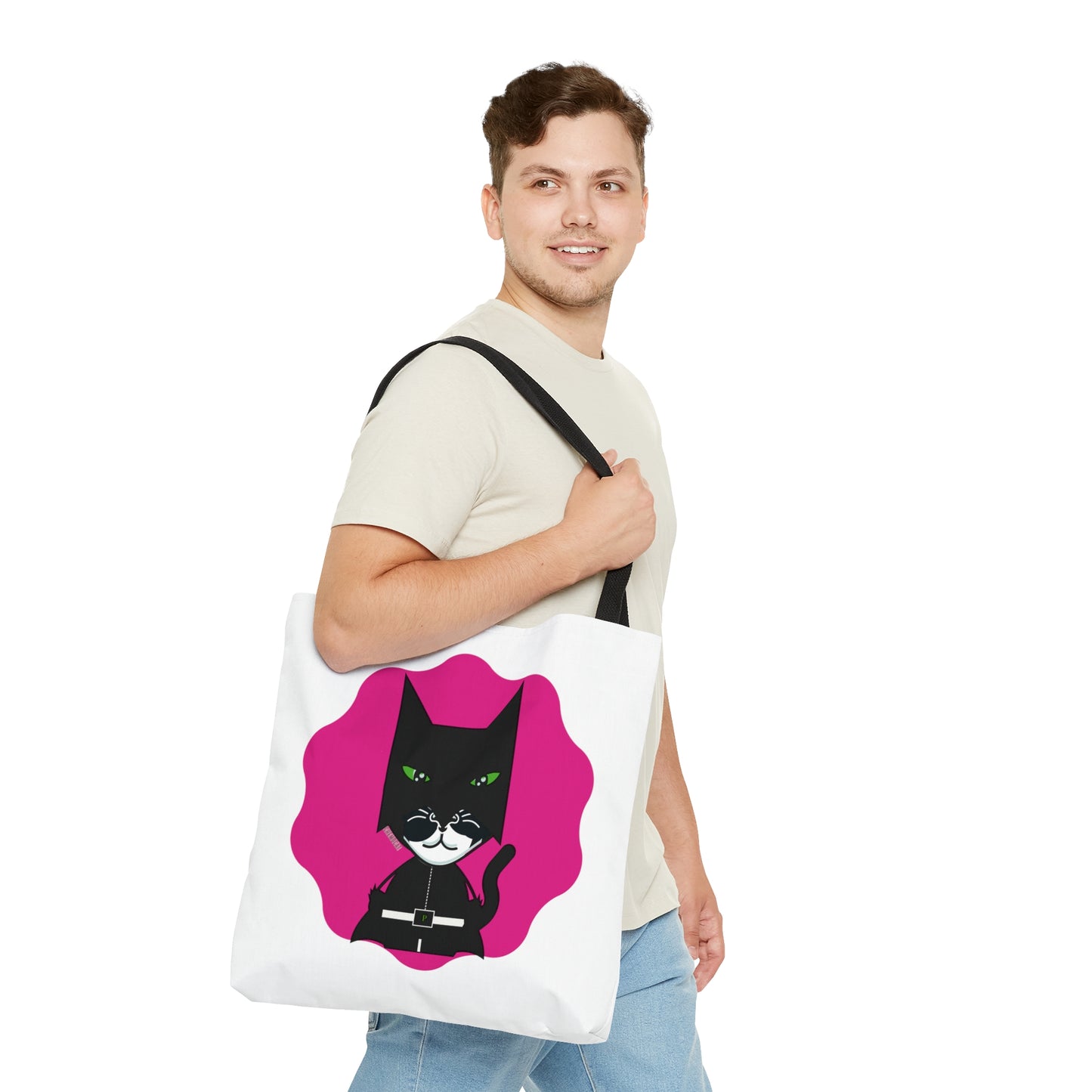 Chemo Cat Tote Bag: Fighting Cancer One Paw at a Time - Practical, Stylish, and Durable for Any Adventure