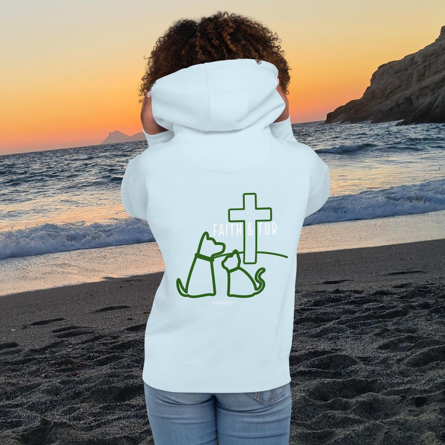 Faith & Fur-Make Everything Better-Unisex Hoodie